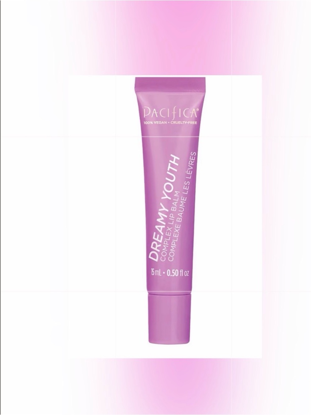 Pacifica Dreamy Youth Complex Lip Balm 100% Vegan - Strawberry Scent